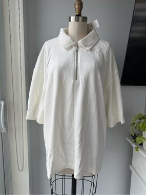 Standard Cloth Half-Zip Collared Shirt